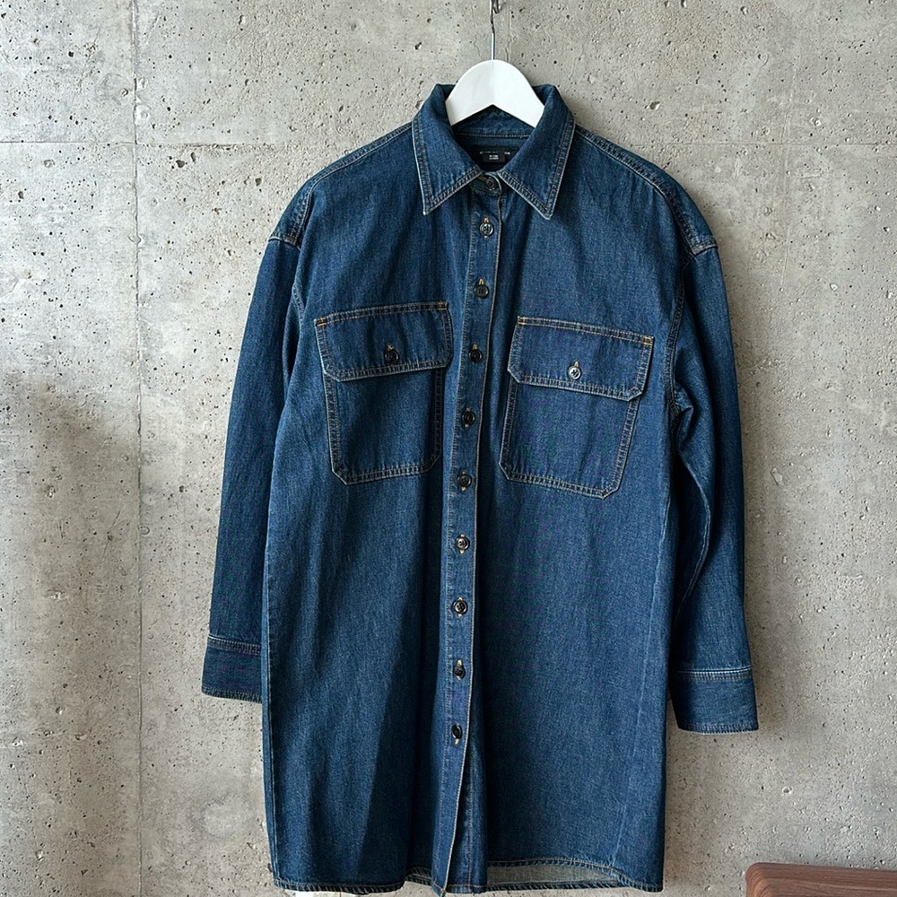 Club Monaco Denim Shirt Dress
